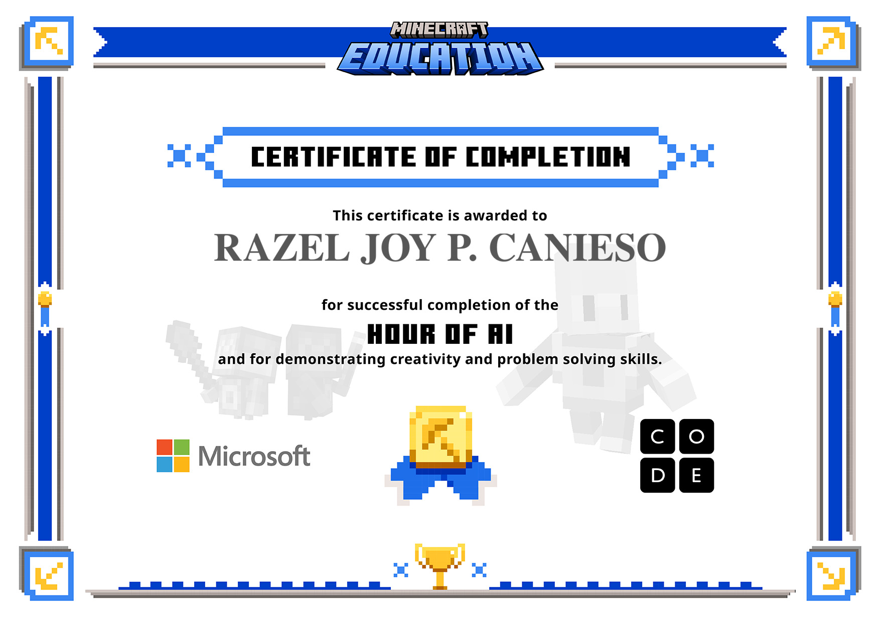 Certificate 21