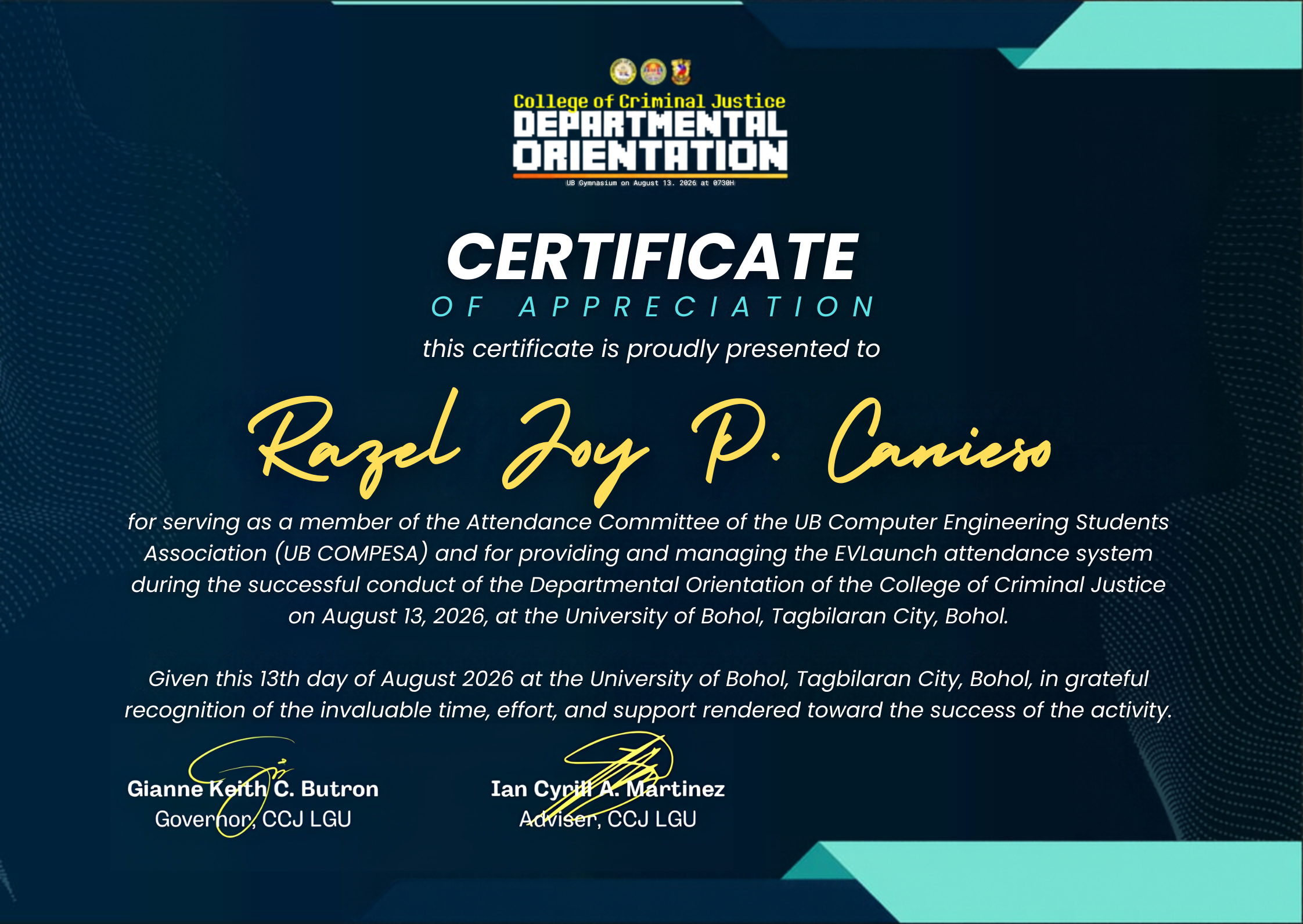 Certificate 7