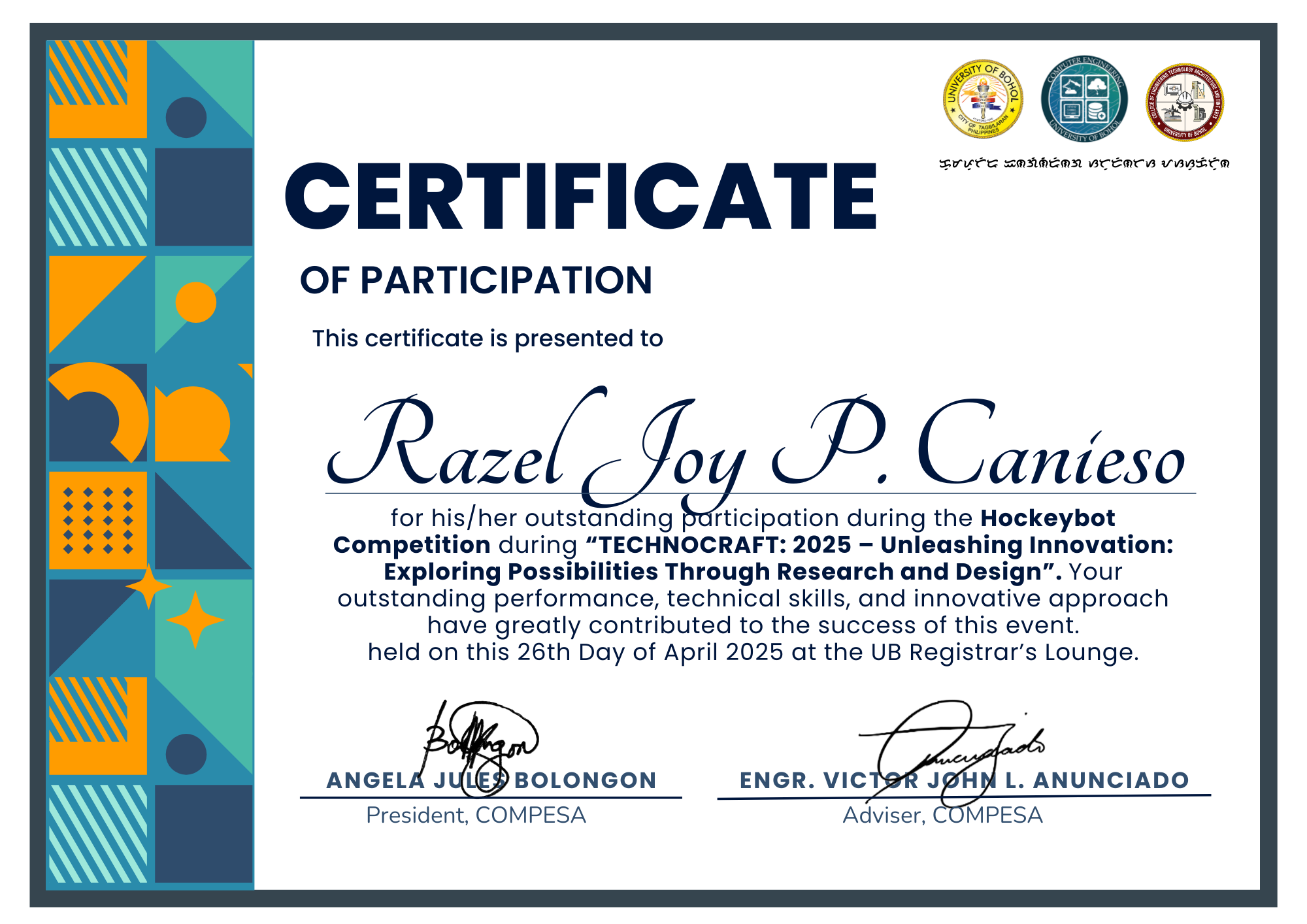 Certificate 7